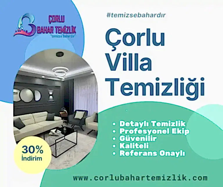Corlu Villa Temizligi 2024