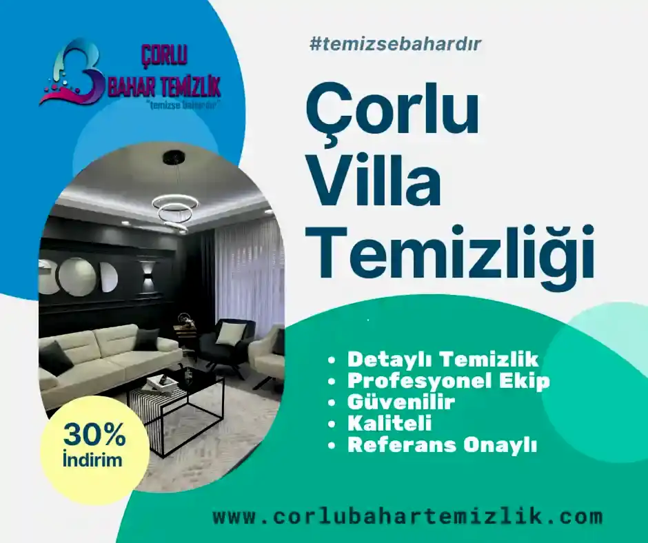 corlu villa temizligi