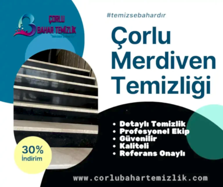 Corlu Merdiven Temizligi 2024